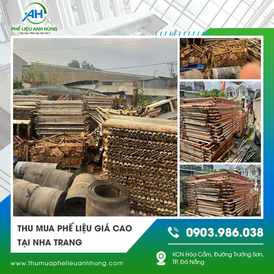 Thu mua phế liệu giá cao tại Nha Trang - Dàn giáo phế liệu 