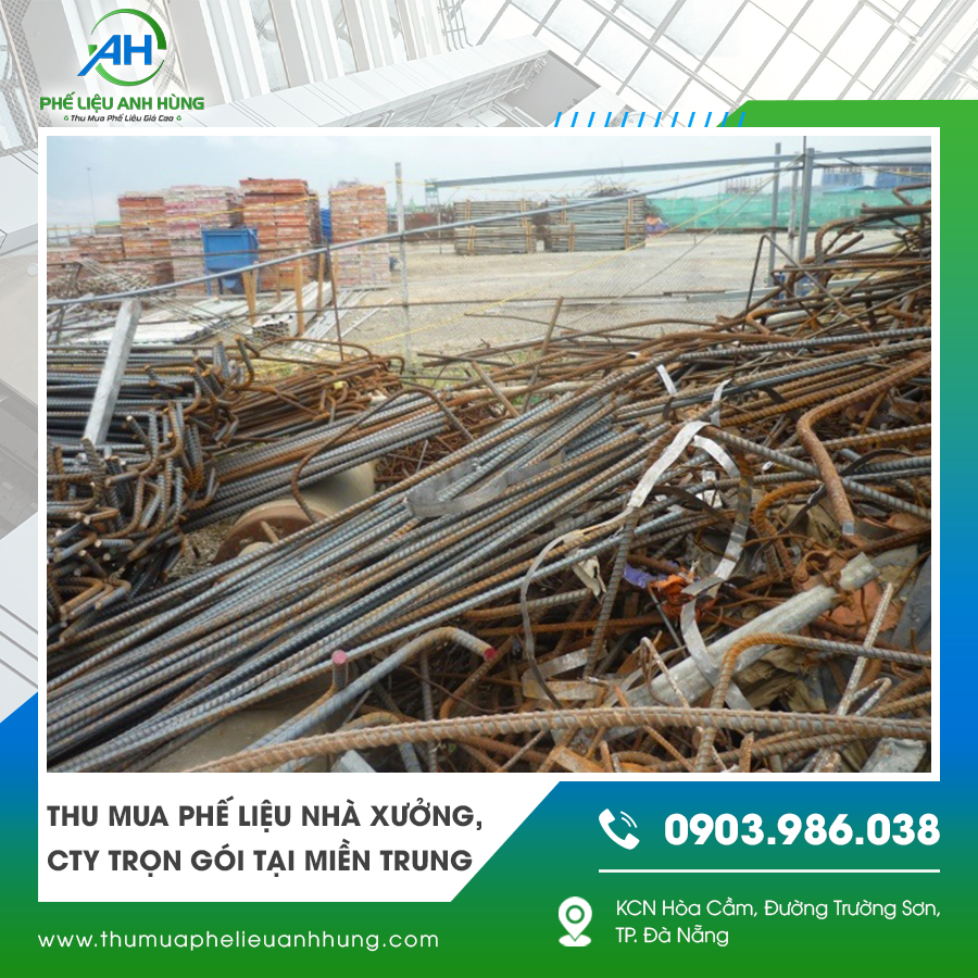 Hình ảnh phế liệu nhà xưởng công ty tại miền Trung Hình ảnh phế liệu nhà xưởng công ty tại miền Trung